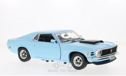 Miniature Ford Mustang 1/18 Motormax Boss 429 bleue 1970 Ford Mustang 1/18 Motormax Boss 429 bleue 1970 miniature