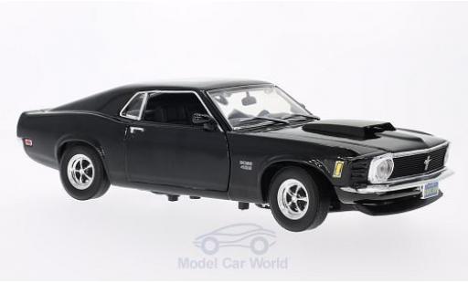 Miniature Ford Mustang 1/18 Motormax Boss 429 noire 1970 ohne Vitrine Ford Mustang 1/18 Motormax Boss 429 noire 1970 ohne Vitrine miniature