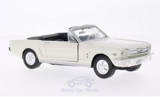 Miniature Ford Mustang 1/24 Motormax Cabriolet beige 1964 Ford Mustang 1/24 Motormax Cabriolet beige 1964 miniature