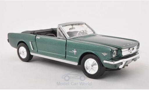Miniature Ford Mustang 1/24 Motormax Cabriolet metallise verte 1964 Ford Mustang 1/24 Motormax Cabriolet metallise verte 1964 miniature