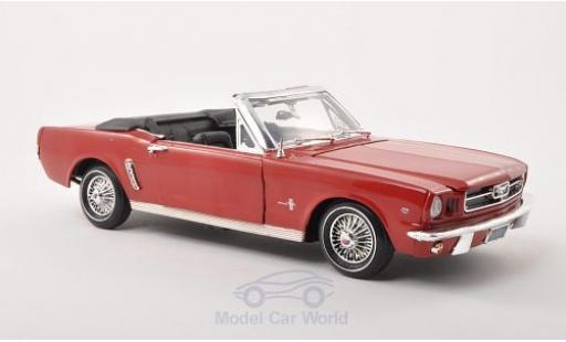 Miniature Ford Mustang 1/18 Motormax Cabriolet rouge 1964 Ford Mustang 1/18 Motormax Cabriolet rouge 1964 miniature