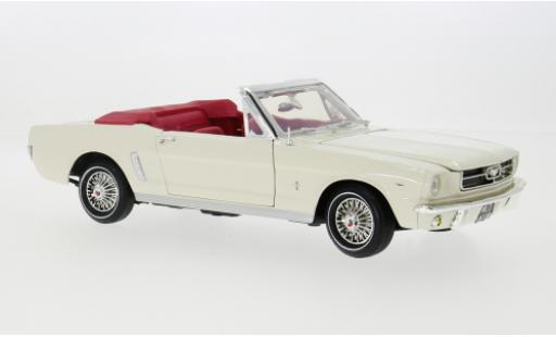 Miniature Ford Mustang 1/18 Motormax Cabriolet blanche 1964 1:18 Ford Mustang 1/18 Motormax Cabriolet blanche 1964 1:18 miniature