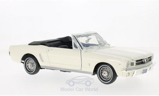 Miniature Ford Mustang 1/18 Motormax Cabriolet blanche 1964 Ford Mustang 1/18 Motormax Cabriolet blanche 1964 miniature