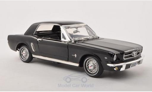 Miniature Ford Mustang 1/18 Motormax Hardtop noire 1964 Ford Mustang 1/18 Motormax Hardtop noire 1964 miniature