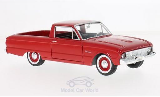 Miniature Ford Ranchero 1/24 Motormax rouge 1960 Ford Ranchero 1/24 Motormax rouge 1960 miniature