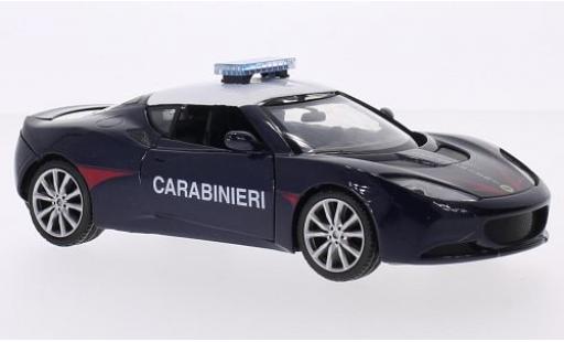 Miniature Lotus Evora 1/24 Motormax S Carabinieri police (IT) Lotus Evora 1/24 Motormax S Carabinieri police (IT) miniature