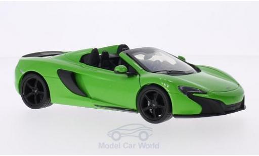 Miniature McLaren 650 1/24 Motormax S Spider metallise verte McLaren 650 1/24 Motormax S Spider metallise verte miniature