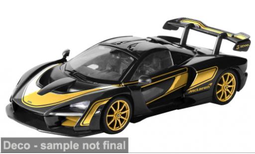 Miniature McLaren Senna 1/24 Motormax noire/gold 1:24 McLaren Senna 1/24 Motormax noire/gold 1:24 miniature