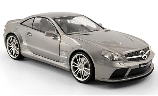 Miniature Mercedes Classe SL 1/18 Motormax SL65 AMG Black Series metallise grise 2009 Mercedes Classe SL 1/18 Motormax SL65 AMG Black Series metallise grise 2009 miniature