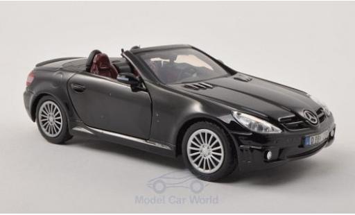 Miniature Mercedes Classe SLK 1/24 Motormax SLK 55 AMG (R171) noire Mercedes Classe SLK 1/24 Motormax SLK 55 AMG (R171) noire miniature