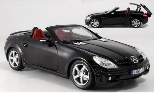 Miniature Mercedes Classe SLK 1/18 Motormax SLK 55 AMG (R171) noire avec fonctionement Verdeckmechanismus Mercedes Classe SLK 1/18 Motormax SLK 55 AMG (R171) noire avec fonctionement Verdeckmechanismus miniature