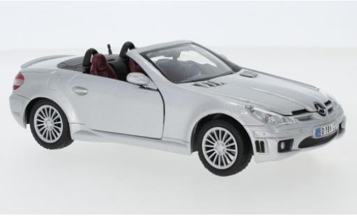 Miniature Mercedes Classe SLK 1/24 Motormax SLK 55 AMG (R171) grise Mercedes Classe SLK 1/24 Motormax SLK 55 AMG (R171) grise miniature