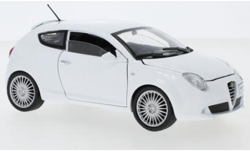Miniature Alfa Romeo Mito 1/24 Motormax MiTo blanche Alfa Romeo Mito 1/24 Motormax MiTo blanche miniature