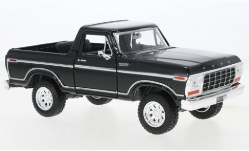 Miniature Ford Bronco 1/24 Motormax Custom noire 1978 Ford Bronco 1/24 Motormax Custom noire 1978 miniature