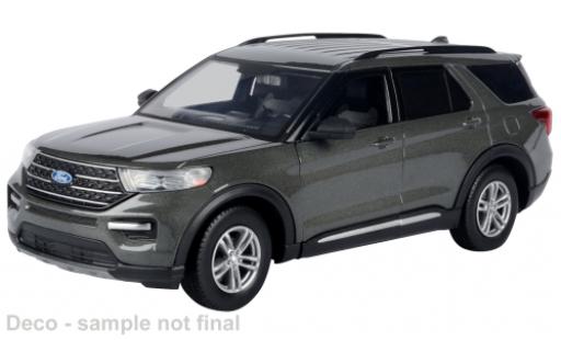 Ford Explorer 1/24 Motormax XLT gris 2022 miniature