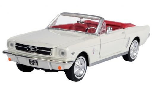 Miniature Ford Mustang 1/24 Motormax Cabriolet blanche 1964 Ford Mustang 1/24 Motormax Cabriolet blanche 1964 miniature