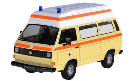 Volkswagen T3 1/24 Motormax Hochdach Ambulanz miniature