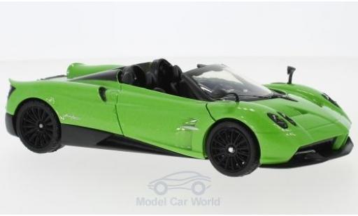Miniature Pagani Huayra 1/24 Motormax Roadster metallise verte Pagani Huayra 1/24 Motormax Roadster metallise verte miniature