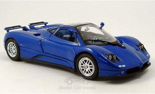Miniature Pagani Zonda C12 1/18 Motormax C12 metallise bleue 2004 Pagani Zonda C12 1/18 Motormax C12 metallise bleue 2004 miniature