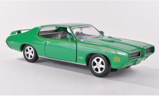 Pontiac GTO 1/24 Motormax Judge verte 1969 1:24 miniature