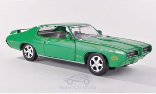 Pontiac GTO 1/24 Motormax Judge verte 1969 miniature