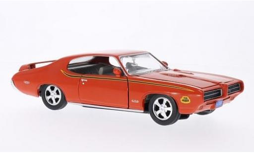Pontiac GTO 1/24 Motormax Judge orange 1969 1:24 miniature