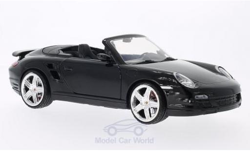 Miniature Porsche 997 Turbo 1/18 Motormax 911 () Turbo Cabriolet noire ohne Vitrine Porsche 997 Turbo 1/18 Motormax 911 () Turbo Cabriolet noire ohne Vitrine miniature