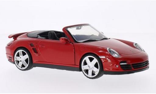 Miniature Porsche 997 Turbo 1/24 Motormax 911 Turbo Cabriolet () rouge Porsche 997 Turbo 1/24 Motormax 911 Turbo Cabriolet () rouge miniature