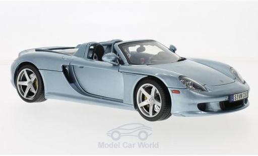Miniature Porsche Carrera GT 1/18 Motormax metallise bleue 2004 Porsche Carrera GT 1/18 Motormax metallise bleue 2004 miniature