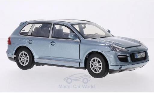 Miniature Porsche Cayenne Turbo 1/24 Motormax Turbo metallise bleue Porsche Cayenne Turbo 1/24 Motormax Turbo metallise bleue miniature