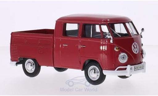 Miniature Volkswagen T1 A 1/24 Motormax DoKa rouge Volkswagen T1 A 1/24 Motormax DoKa rouge miniature