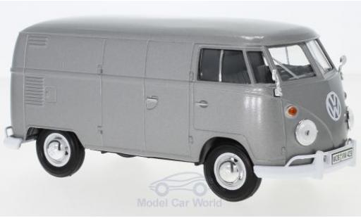 Miniature Volkswagen T1 1/24 Motormax Kasten metallise grise Volkswagen T1 1/24 Motormax Kasten metallise grise miniature