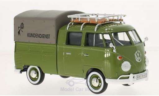 Volkswagen T1 A 1/24 Motormax Kundendienst Pick Up mit Dachgepäckträger miniature