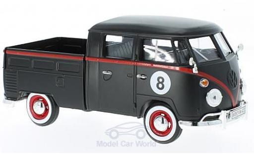Miniature Volkswagen T1 1/24 Motormax noire Hot Rod Volkswagen T1 1/24 Motormax noire Hot Rod miniature