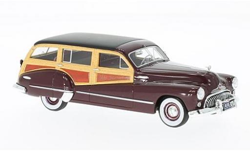 Miniature Buick Roadmaster 1/43 Neo 79 Estate Wagon rouge/Holzoptik 1947 Buick Roadmaster 1/43 Neo 79 Estate Wagon rouge/Holzoptik 1947 miniature