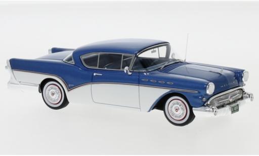 Miniature Buick Roadmaster 1/43 Neo Hardtop Coupe metallise bleue/blanche 1957 Buick Roadmaster 1/43 Neo Hardtop Coupe metallise bleue/blanche 1957 miniature