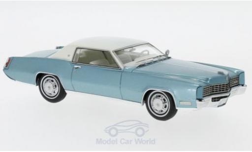 Miniature Cadillac Eldorado 1/43 Neo Coupe metallise türkis/blanche 1967 Cadillac Eldorado 1/43 Neo Coupe metallise türkis/blanche 1967 miniature