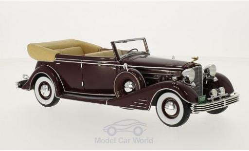 Miniature Cadillac Fleetwood 1/24 Neo Allweather Phaeton rouge 1933 Cadillac Fleetwood 1/24 Neo Allweather Phaeton rouge 1933 miniature