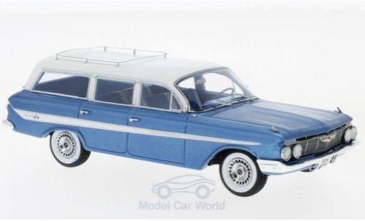 Miniature Chevrolet Nomad 1/43 Neo Station Wagon metallise bleue/blanche 1961 Chevrolet Nomad 1/43 Neo Station Wagon metallise bleue/blanche 1961 miniature