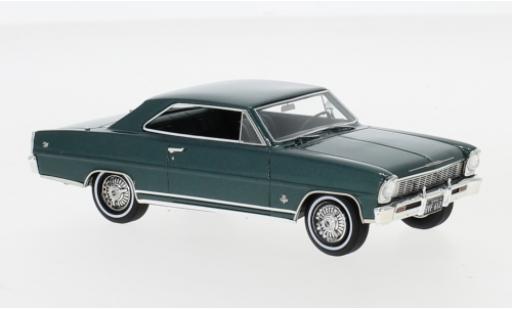 Miniature Chevrolet Nova 1/43 Neo SS Hardtop metallise verte 1966 Chevrolet Nova 1/43 Neo SS Hardtop metallise verte 1966 miniature