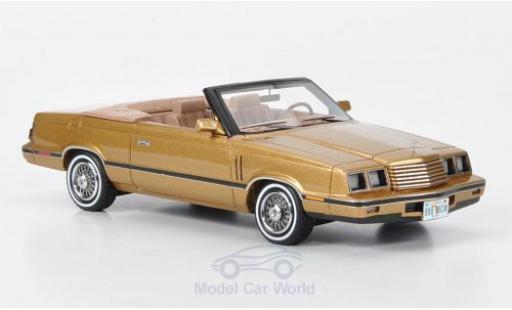Dodge 600 1/43 Neo Cabriolet gold 1984 miniature