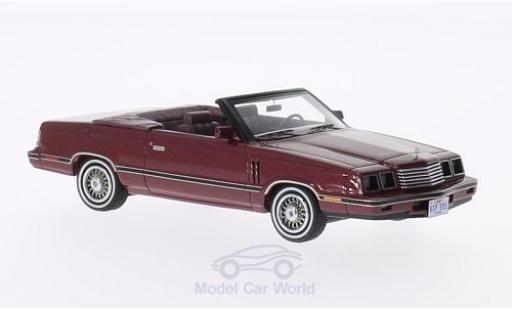 Dodge 600 1/43 Neo Cabriolet metallise rouge 1984 miniature