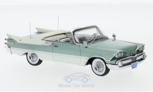 Miniature Dodge Custom Royal Lancer 1/43 Neo Cabriolet metallise verte/blanche 1959 Dodge Custom Royal Lancer 1/43 Neo Cabriolet metallise verte/blanche 1959 miniature