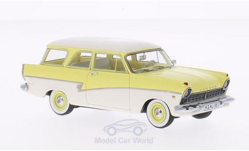 Miniature Ford 17M 1/43 Neo (P2) Turnier jaune/blanche 1957 Ford 17M 1/43 Neo (P2) Turnier jaune/blanche 1957 miniature