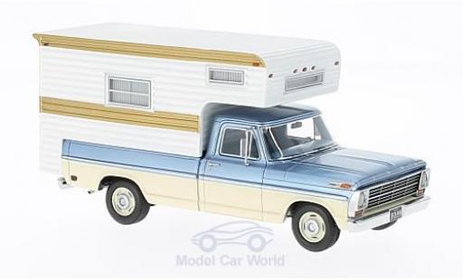 Miniature Ford F-1 1/43 Neo 00 metallise bleue/beige 1968 Camper Ford F-1 1/43 Neo 00 metallise bleue/beige 1968 Camper miniature