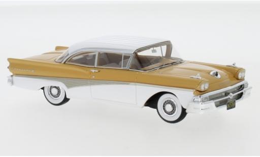 Miniature Ford Fairlane 1/43 Neo 500 Hardtop marron/blanche 1958 Ford Fairlane 1/43 Neo 500 Hardtop marron/blanche 1958 miniature