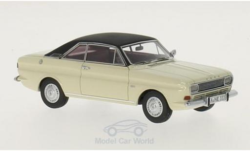 Miniature Ford Taunus 1968 1/43 Neo P6 15M Coupe blanche/noire 1968 Ford Taunus 1968 1/43 Neo P6 15M Coupe blanche/noire 1968 miniature