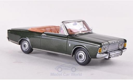Ford Taunus 1970 1/43 Neo (P7b) 26M Cabriolet Deutsch metallise verte 1970 miniature