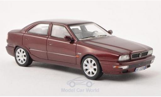 Miniature Maserati Quattroporte 1/43 Neo IV metallise rouge 1994 Maserati Quattroporte 1/43 Neo IV metallise rouge 1994 miniature