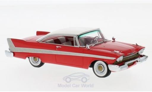Miniature Plymouth Fury 1/43 Neo Hardtop rouge/blanche 1958 Plymouth Fury 1/43 Neo Hardtop rouge/blanche 1958 miniature